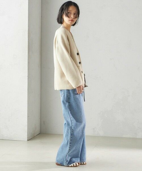 SHIPS / シップス カーディガン・ボレロ | 〈手洗い可能〉ワンポイント 刺繍 Vネック カーディガン | 詳細5