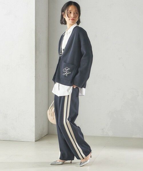 SHIPS / シップス カーディガン・ボレロ | 〈手洗い可能〉ワンポイント 刺繍 Vネック カーディガン | 詳細20