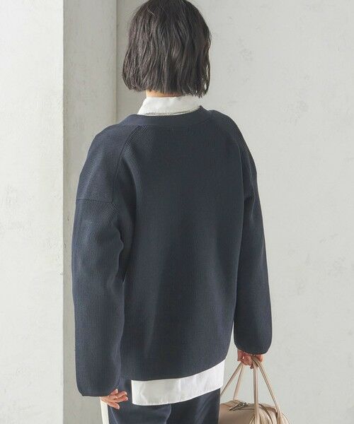 SHIPS / シップス カーディガン・ボレロ | 〈手洗い可能〉ワンポイント 刺繍 Vネック カーディガン | 詳細28