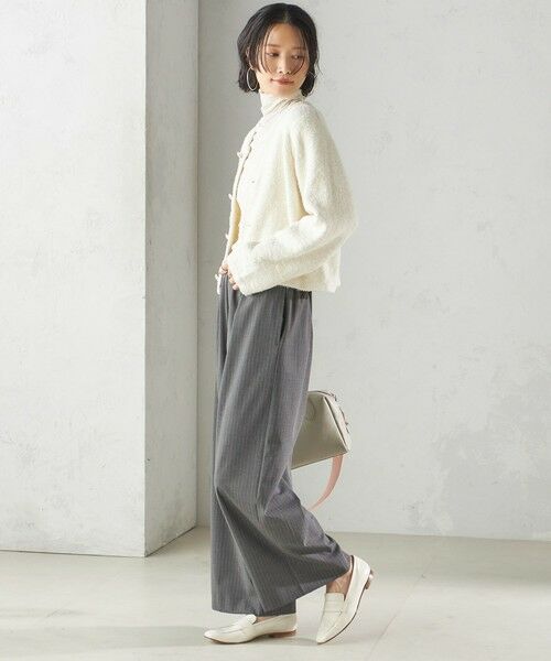 SHIPS / シップス カーディガン・ボレロ | 〈手洗い可能〉ミックス ツイード ショート ジャケット | 詳細2