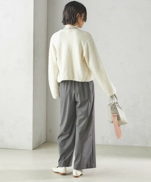 SHIPS / シップス カーディガン・ボレロ | 〈手洗い可能〉ミックス ツイード ショート ジャケット | 詳細3