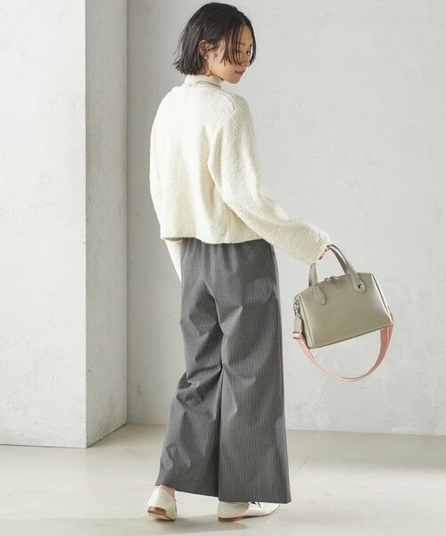 SHIPS / シップス カーディガン・ボレロ | 〈手洗い可能〉ミックス ツイード ショート ジャケット | 詳細4