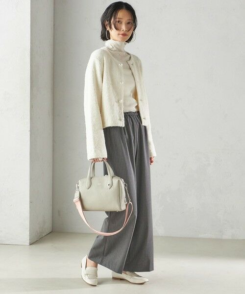 SHIPS / シップス カーディガン・ボレロ | 〈手洗い可能〉ミックス ツイード ショート ジャケット | 詳細6