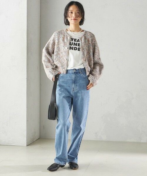 SHIPS / シップス カーディガン・ボレロ | 〈手洗い可能〉ミックス ツイード ショート ジャケット | 詳細15