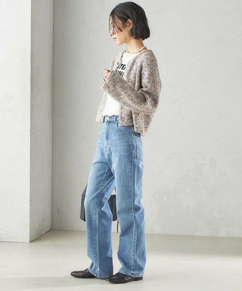 SHIPS / シップス カーディガン・ボレロ | 〈手洗い可能〉ミックス ツイード ショート ジャケット | 詳細16