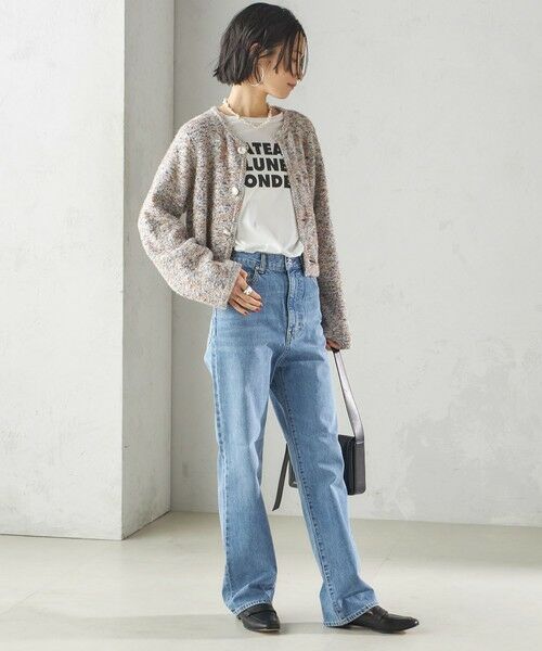 SHIPS / シップス カーディガン・ボレロ | 〈手洗い可能〉ミックス ツイード ショート ジャケット | 詳細19