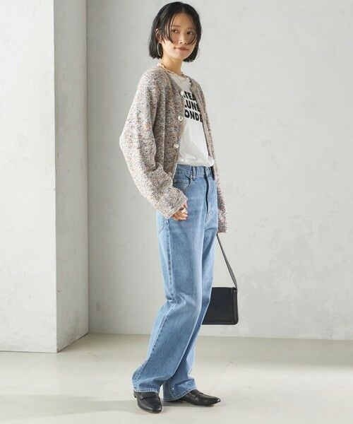 SHIPS / シップス カーディガン・ボレロ | 〈手洗い可能〉ミックス ツイード ショート ジャケット | 詳細20