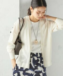 SHIPS / シップス カーディガン・ボレロ | 〈手洗い可能〉18G フィルミーコットン Vネック 1ボタン カーディガン