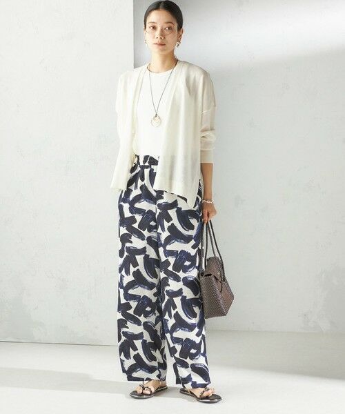 SHIPS / シップス カーディガン・ボレロ | 〈手洗い可能〉18G フィルミーコットン Vネック 1ボタン カーディガン | 詳細11