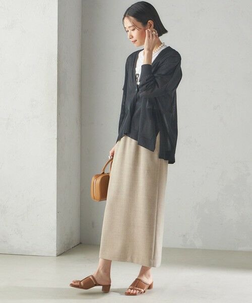 SHIPS / シップス カーディガン・ボレロ | 〈手洗い可能〉18G フィルミーコットン Vネック 1ボタン カーディガン | 詳細25