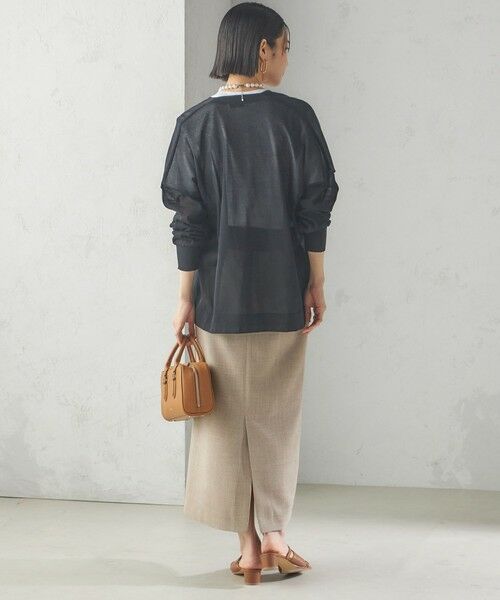 SHIPS / シップス カーディガン・ボレロ | 〈手洗い可能〉18G フィルミーコットン Vネック 1ボタン カーディガン | 詳細26