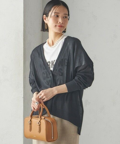 SHIPS / シップス カーディガン・ボレロ | 〈手洗い可能〉18G フィルミーコットン Vネック 1ボタン カーディガン | 詳細28