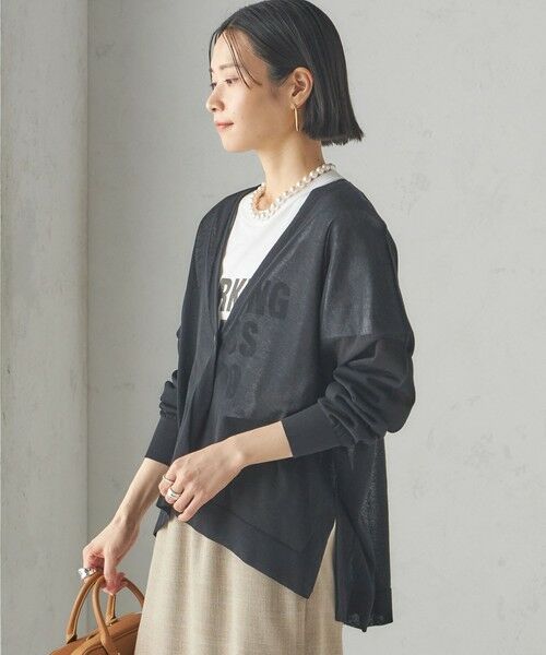 SHIPS / シップス カーディガン・ボレロ | 〈手洗い可能〉18G フィルミーコットン Vネック 1ボタン カーディガン | 詳細29