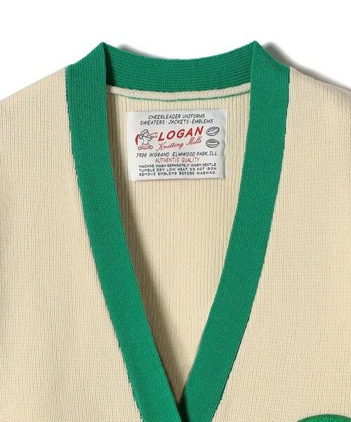 SHIPS / シップス カーディガン・ボレロ | 【SHIPS別注】LOGAN KNITTING MILLS: Vネック パッチ カーディガン | 詳細14