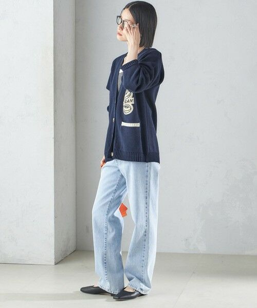 SHIPS / シップス カーディガン・ボレロ | 【SHIPS別注】LOGAN KNITTING MILLS: Vネック パッチ カーディガン | 詳細21