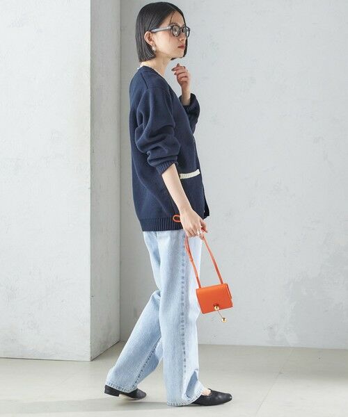 SHIPS / シップス カーディガン・ボレロ | 【SHIPS別注】LOGAN KNITTING MILLS: Vネック パッチ カーディガン | 詳細23