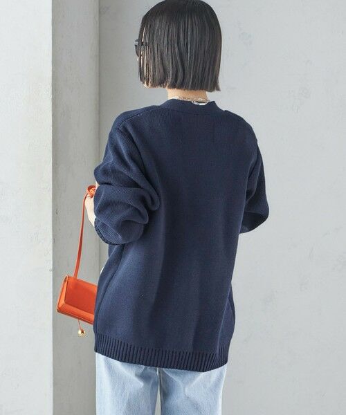 SHIPS / シップス カーディガン・ボレロ | 【SHIPS別注】LOGAN KNITTING MILLS: Vネック パッチ カーディガン | 詳細29