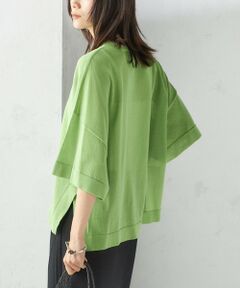  Mer ROSE ボーダー ニット 新品 オフホワイト セール】 Royal Mer:〈手洗い可能〉ROSE ボーダー ニット