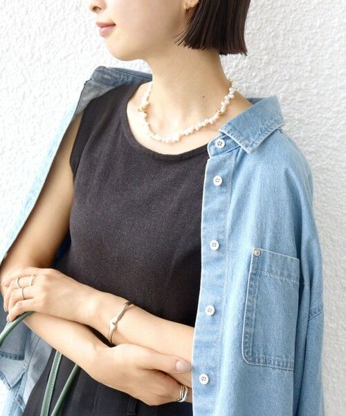 SHIPS / シップス タンクトップ | 〈洗濯機可能〉2WAY ラメ タンクトップ | 詳細27