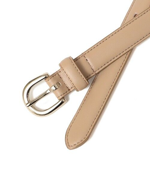 SHIPS / シップス ベルト・サスペンダー | イタリアンレザー ゴールド バックル ベルト | 詳細1