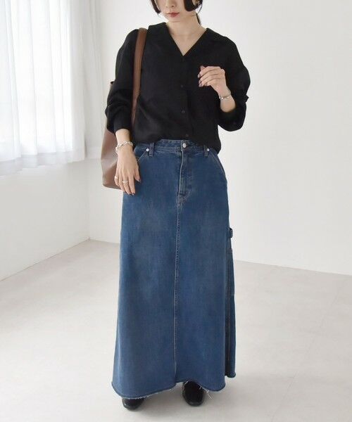 SHIPS / シップス シャツ・ブラウス | quaranciel:〈洗濯機可能〉シアー ポケット オープンカラー オーバー シャツ | 詳細14