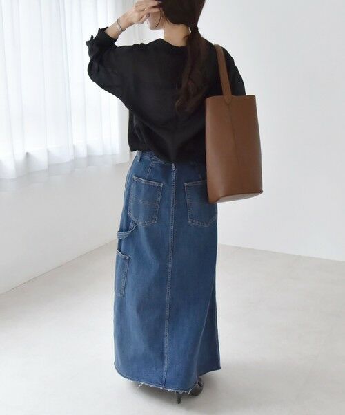 SHIPS / シップス シャツ・ブラウス | quaranciel:〈洗濯機可能〉シアー ポケット オープンカラー オーバー シャツ | 詳細15