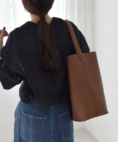 SHIPS / シップス シャツ・ブラウス | quaranciel:〈洗濯機可能〉シアー ポケット オープンカラー オーバー シャツ | 詳細18