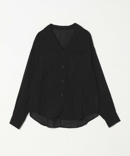 SHIPS / シップス シャツ・ブラウス | quaranciel:〈洗濯機可能〉シアー ポケット オープンカラー オーバー シャツ | 詳細19