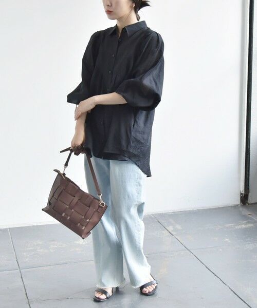 SHIPS / シップス シャツ・ブラウス | quaranciel:〈洗濯機可能〉シアー ボリュームスリーブ ヨーク ギャザー シャツ ブラウス | 詳細25