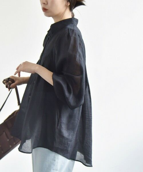 SHIPS / シップス シャツ・ブラウス | quaranciel:〈洗濯機可能〉シアー ボリュームスリーブ ヨーク ギャザー シャツ ブラウス | 詳細30