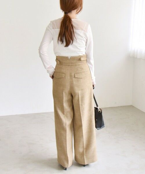 SHIPS / シップス Tシャツ | quaranciel:〈手洗い可能〉チュール レイヤード カットソー | 詳細2