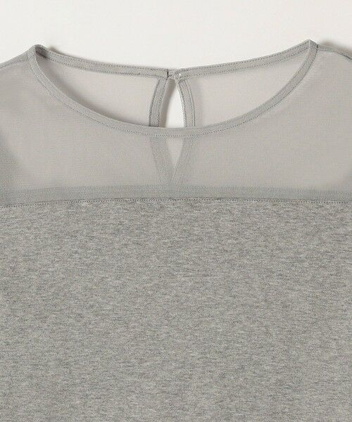 SHIPS / シップス Tシャツ | quaranciel:〈手洗い可能〉チュール レイヤード カットソー | 詳細18