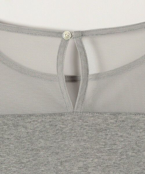 SHIPS / シップス Tシャツ | quaranciel:〈手洗い可能〉チュール レイヤード カットソー | 詳細19