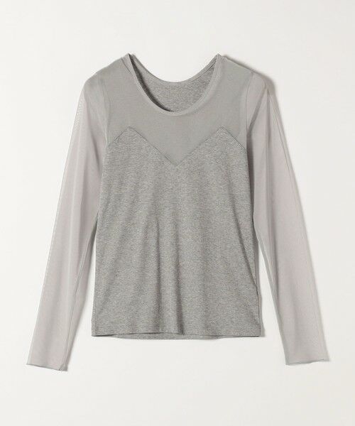 SHIPS / シップス Tシャツ | quaranciel:〈手洗い可能〉ベアデザイン チュール カットソー | 詳細17