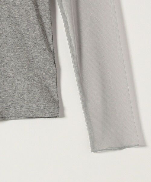 SHIPS / シップス Tシャツ | quaranciel:〈手洗い可能〉ベアデザイン チュール カットソー | 詳細20