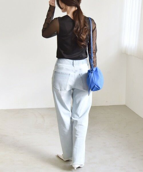 SHIPS / シップス Tシャツ | quaranciel:〈手洗い可能〉ベアデザイン チュール カットソー | 詳細23