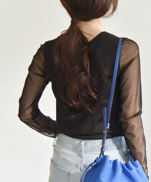 SHIPS / シップス Tシャツ | quaranciel:〈手洗い可能〉ベアデザイン チュール カットソー | 詳細27