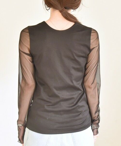 SHIPS / シップス Tシャツ | quaranciel:〈手洗い可能〉ベアデザイン チュール カットソー | 詳細30