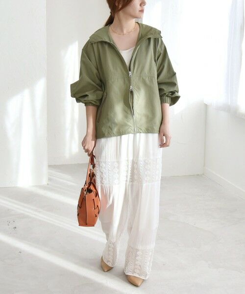 SHIPS / シップス その他パンツ | quaranciel:〈手洗い可能〉クロシェ レース イージー パンツ | 詳細1