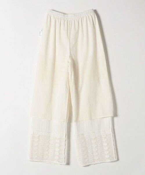 SHIPS / シップス その他パンツ | quaranciel:〈手洗い可能〉クロシェ レース イージー パンツ | 詳細15