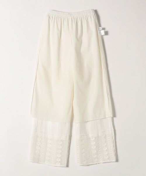 SHIPS / シップス その他パンツ | quaranciel:〈手洗い可能〉クロシェ レース イージー パンツ | 詳細16