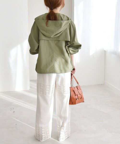 SHIPS / シップス その他パンツ | quaranciel:〈手洗い可能〉クロシェ レース イージー パンツ | 詳細2