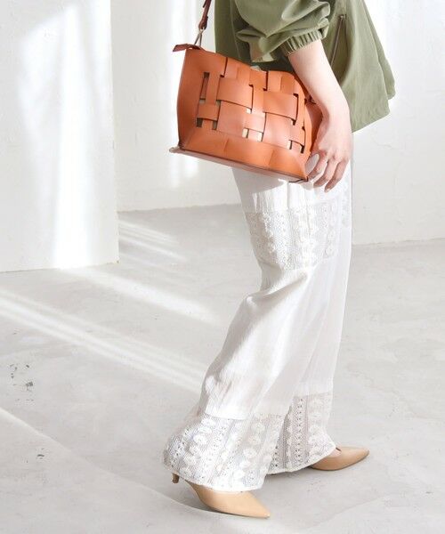 SHIPS / シップス その他パンツ | quaranciel:〈手洗い可能〉クロシェ レース イージー パンツ | 詳細5