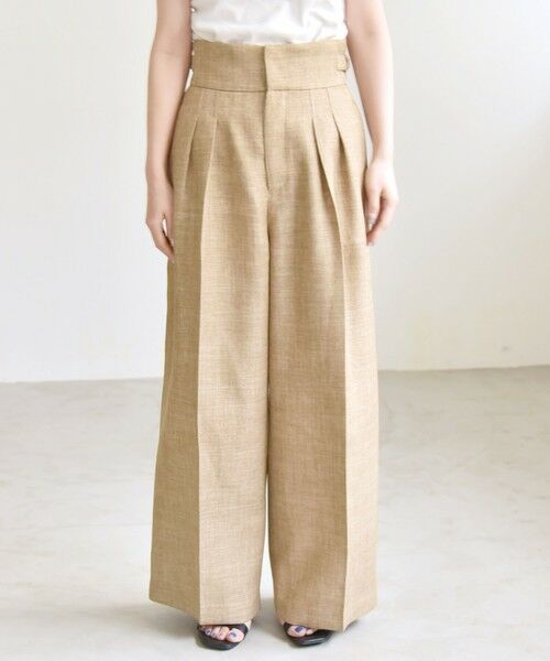 SHIPS / シップス その他パンツ | quaranciel: バスケット ハイウエスト ワイド パンツ | 詳細17