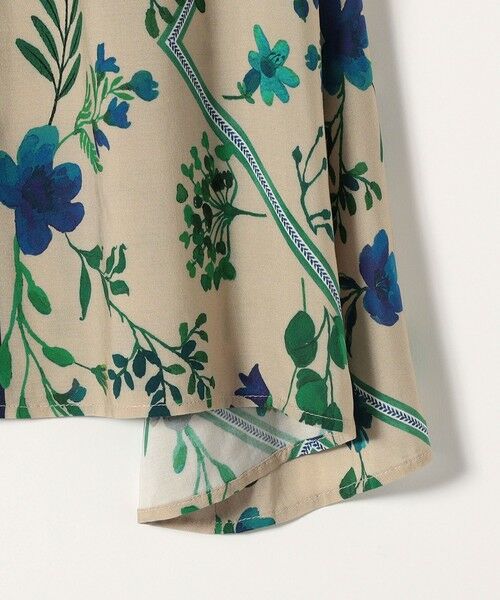 SHIPS / シップス ミニ・ひざ丈スカート | quaranciel: SPRINTEX フラワーパネル柄 スカーフ フレア スカート | 詳細17