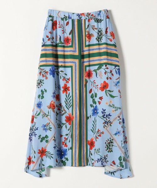SHIPS / シップス ミニ・ひざ丈スカート | quaranciel: SPRINTEX フラワーパネル柄 スカーフ フレア スカート | 詳細29