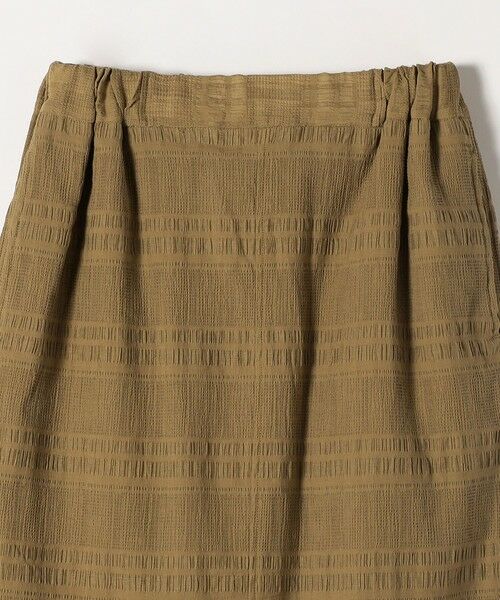 SHIPS / シップス ロング・マキシ丈スカート | quaranciel:〈洗濯機可能〉シャーリング ボーダー Iライン スカート | 詳細22