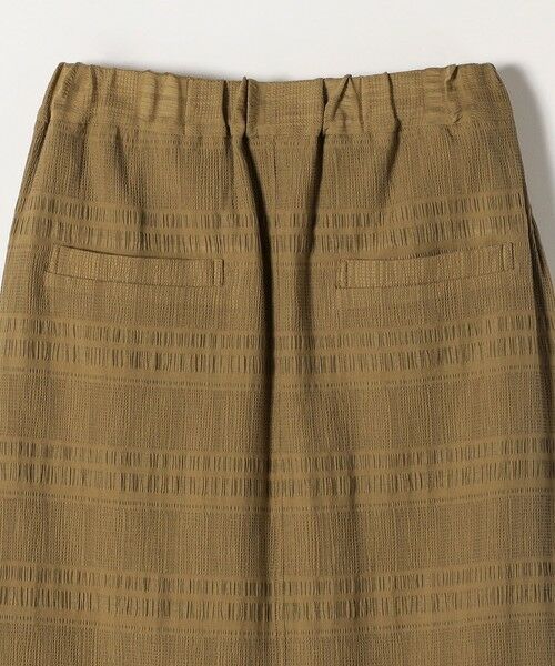 SHIPS / シップス ロング・マキシ丈スカート | quaranciel:〈洗濯機可能〉シャーリング ボーダー Iライン スカート | 詳細23