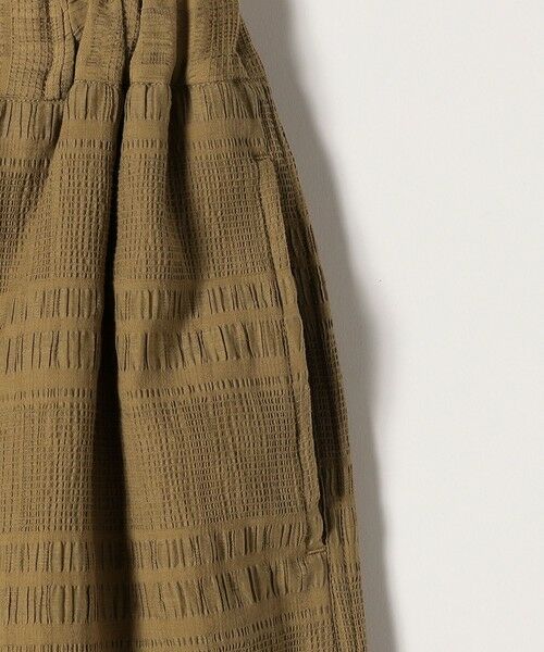 SHIPS / シップス ロング・マキシ丈スカート | quaranciel:〈洗濯機可能〉シャーリング ボーダー Iライン スカート | 詳細24