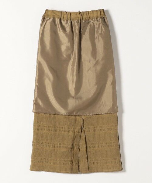 SHIPS / シップス ロング・マキシ丈スカート | quaranciel:〈洗濯機可能〉シャーリング ボーダー Iライン スカート | 詳細27